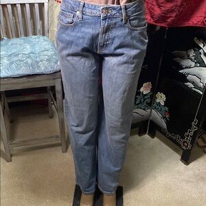 Baggie high-rise Blue Jeans by Wile Fable